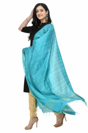 A R Silk Women’s Cotton Firozi Dupatta # Regular Dupatta