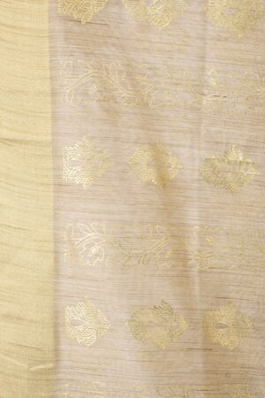 A R SILK Baswada Gold Print Fancy Dupatta Golden Color Dupatta/Chunni