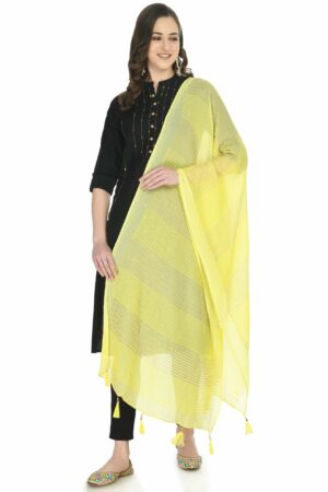 A R SILK  Women’s Self Embroidery,Regular Wear Dupatta,Desinger Dupatta Lime Colour Chiffon Regular Dupattas & Chunnis