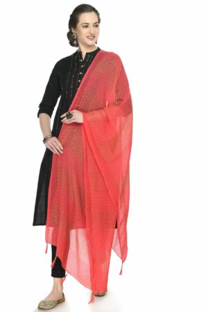 A R SILK Women’s Self Embroidery,Regular Wear Dupatta,Desinger Dupatta Light Pink Colour Chiffon Regular Dupattas & Chunnis