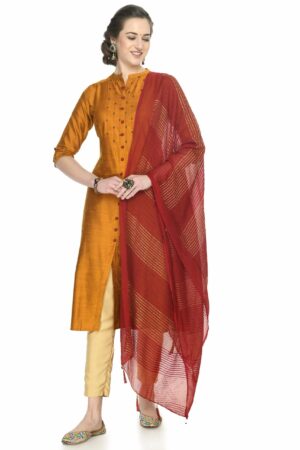 A R SILK Women’s Self Embroidery,Regular Wear Dupatta,Desinger Dupatta Maroon Colour Chiffon Regular Dupattas & Chunnis