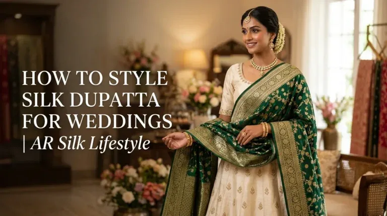 Read more about the article How to Style Silk Dupatta for Weddings & Festive Wear