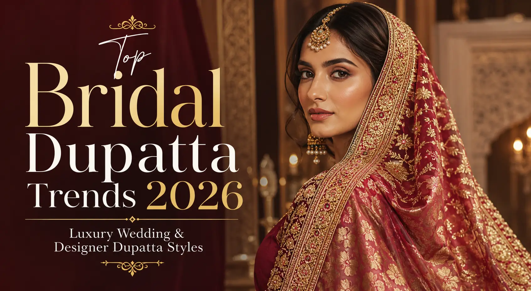 You are currently viewing Top Bridal Dupatta Trends in India 2026