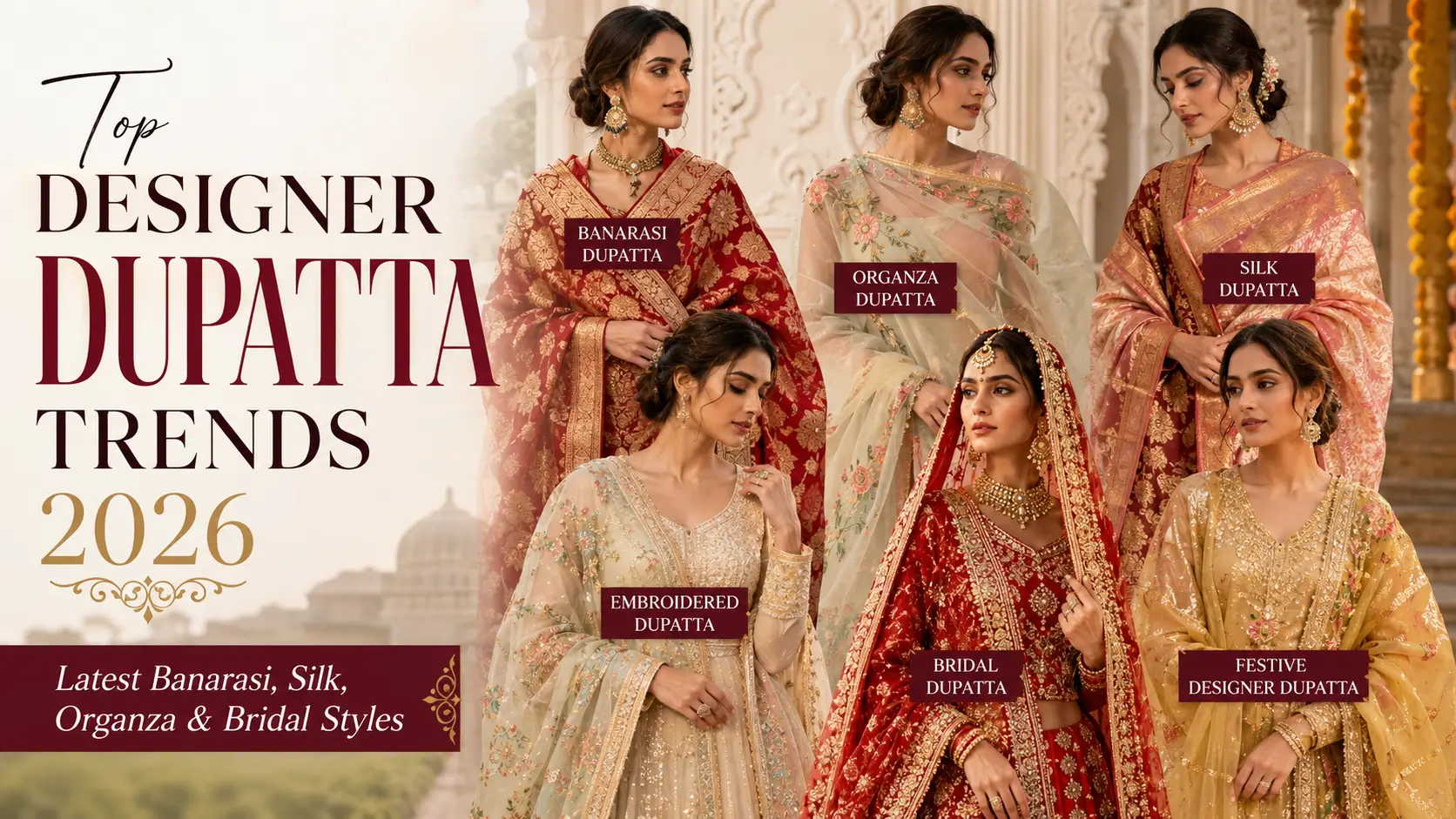 Read more about the article Top Designer Dupatta Trends for Women in 2026
